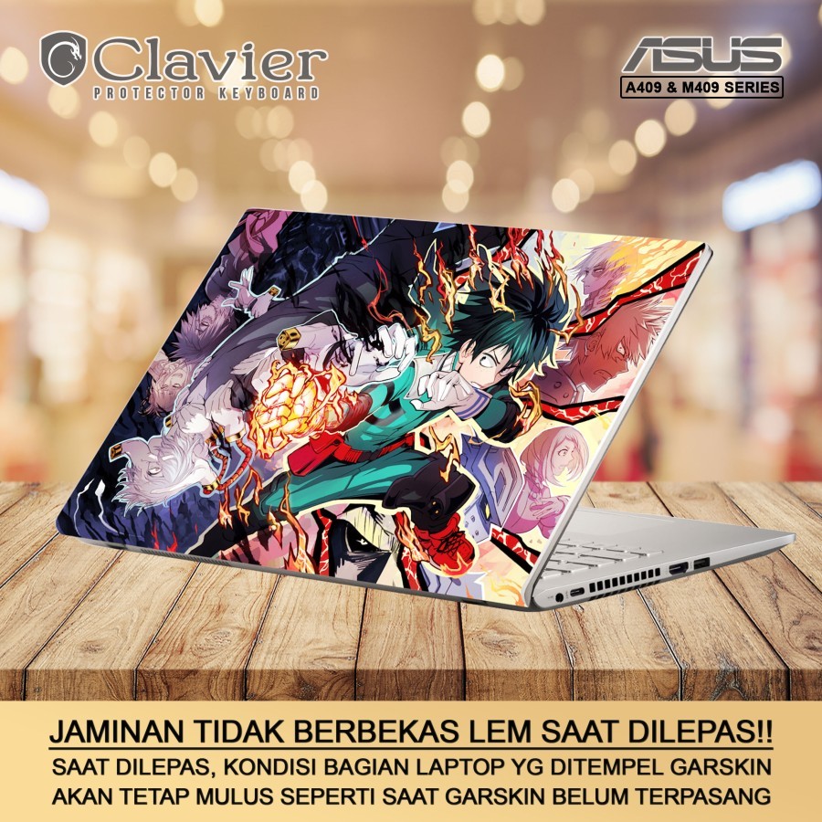 Cover Garskin Laptop Asus A409 A409F A409FJ A409M A409MA Bening Karbon