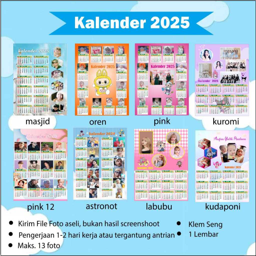 

Kalender 2025 Custom Foto Kalender Jawa 2025