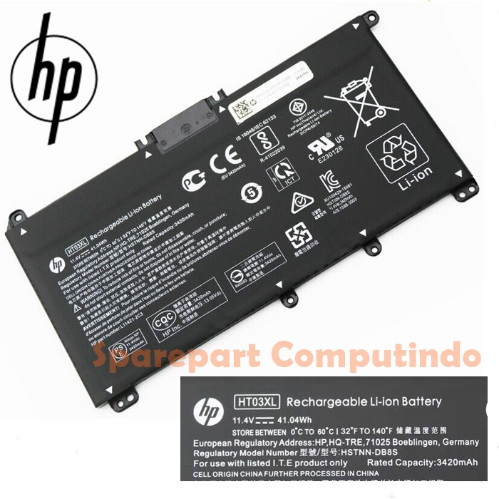 Battery Baterai Laptop Hp 14S-DQ5115TU Original