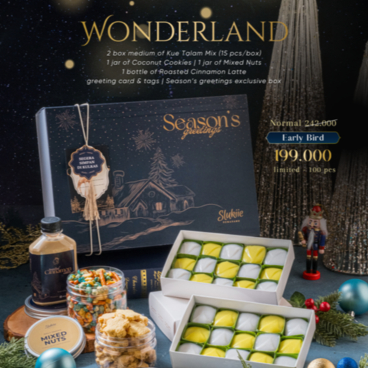 

WONDERLAND - Christmas Hampers Natal Kue Talam & Kue Kering