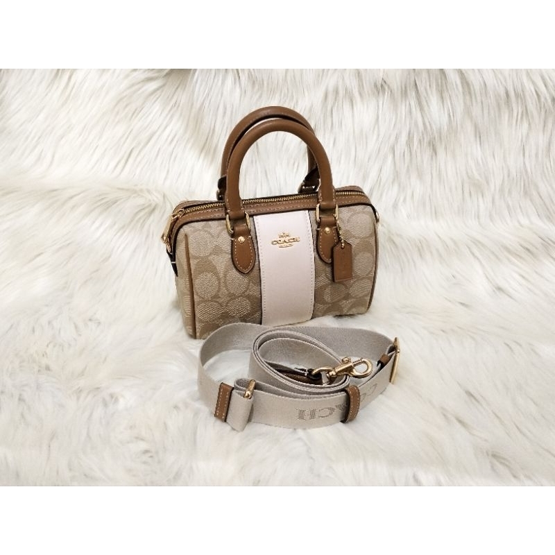 Coach Mini Rowan Crossbody Light Saddle Original