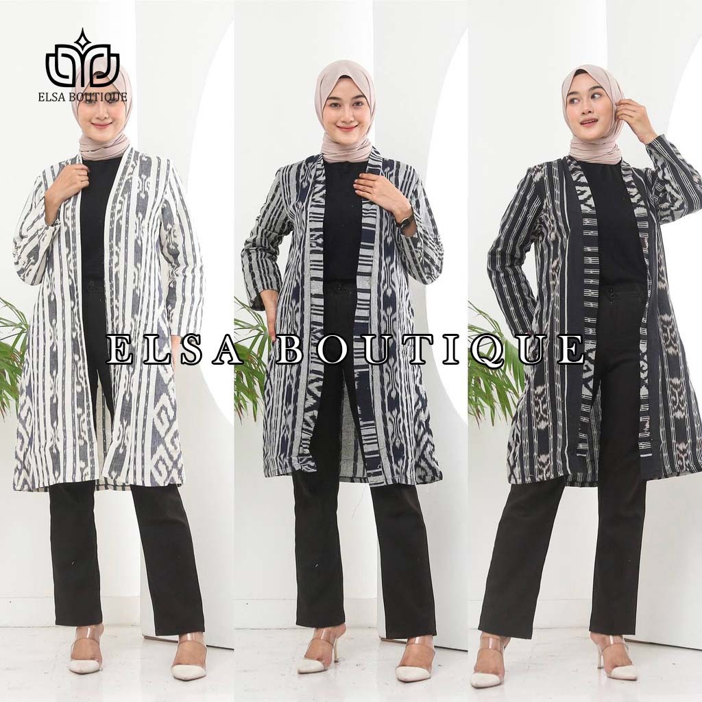 Cardigan tenun troso, outer tenun ethnic toraja