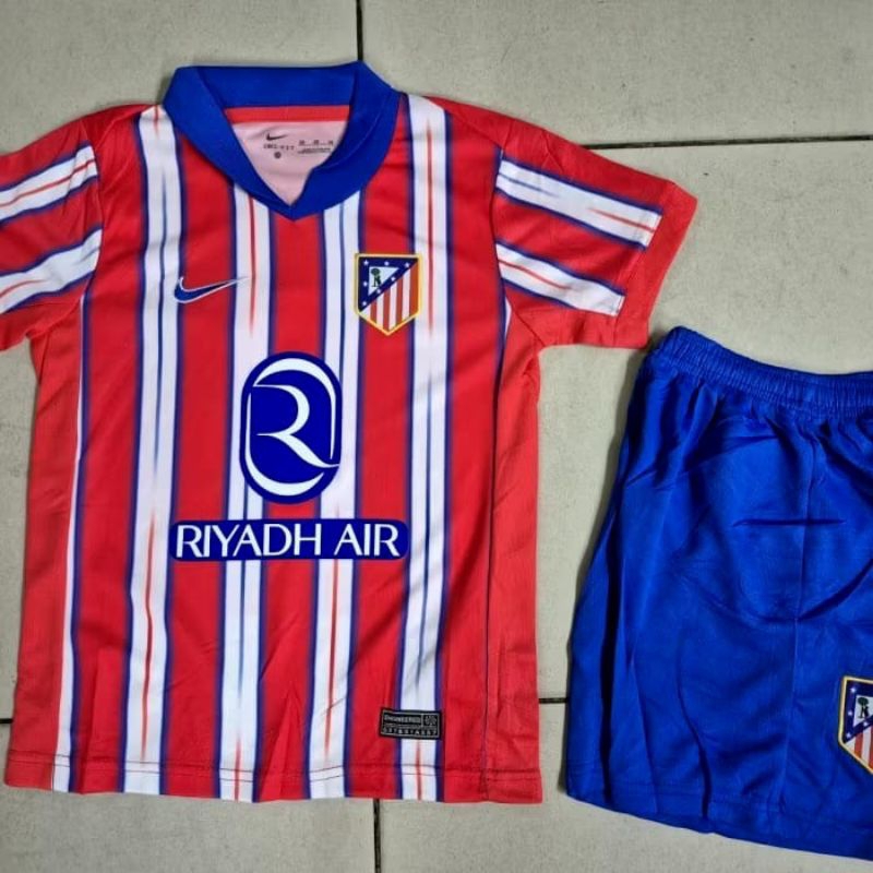 JERSEY BOLA ATM ATLETICO MADRID HOME KIDS ANAK ANAK NEW 2023 GRADE ORI