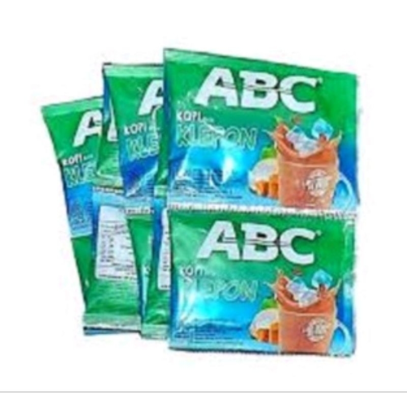 

Kopi ABC Klepon 1 Renceng isi 10 Sachet @25gr