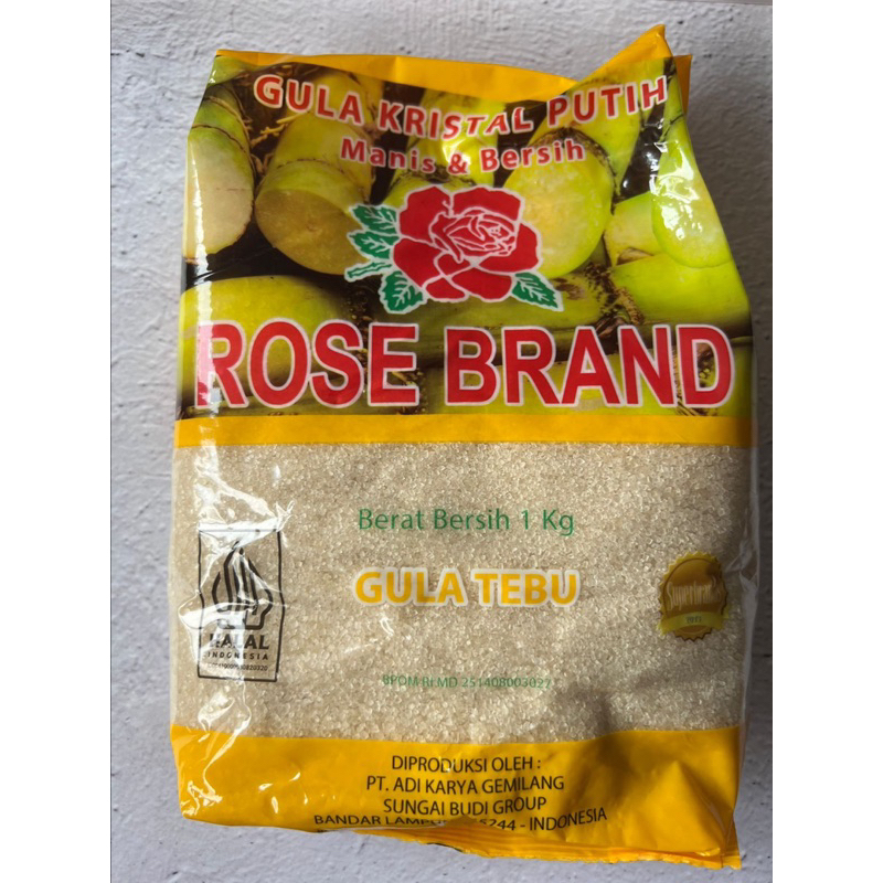 

Gula Pasir Rose Brand 1kg kemasan kuning promo