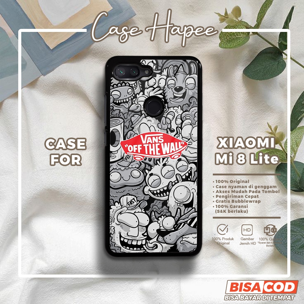 Case Xiaomi Mi 8 Lite Casing Xiaomi Mi 8 Lite [SHS1] Casehapee Case Glossy Case Aesthetic Custom Cas