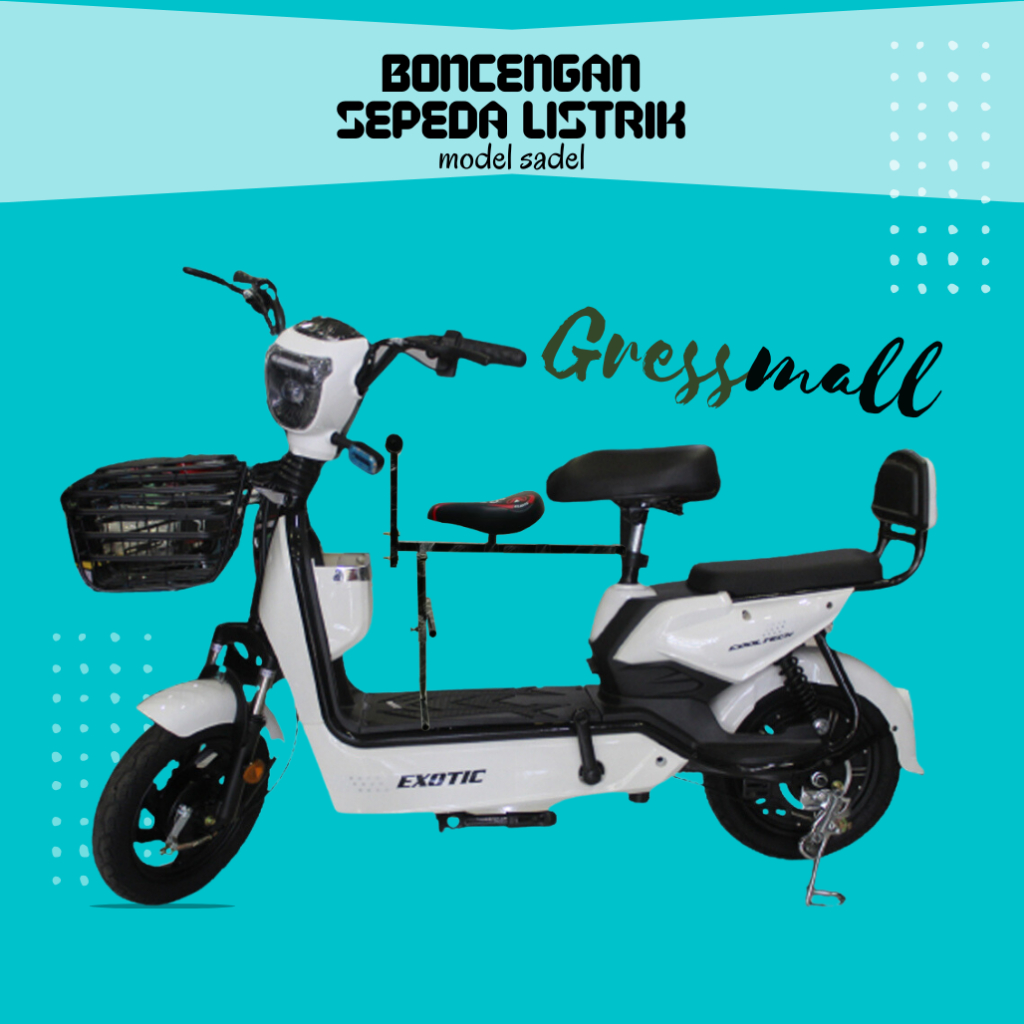 Boncengan Anak Sepeda Listrik Model Sadel Boncengan Selis Sadel Depan