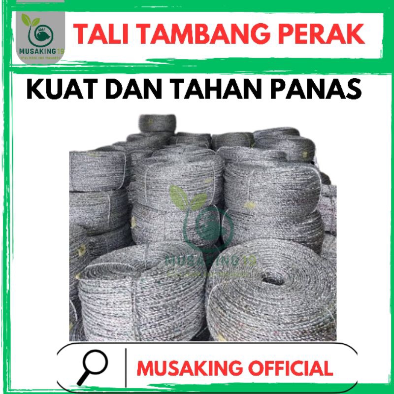 

Tali tambang perak 1 roll Musaking Official