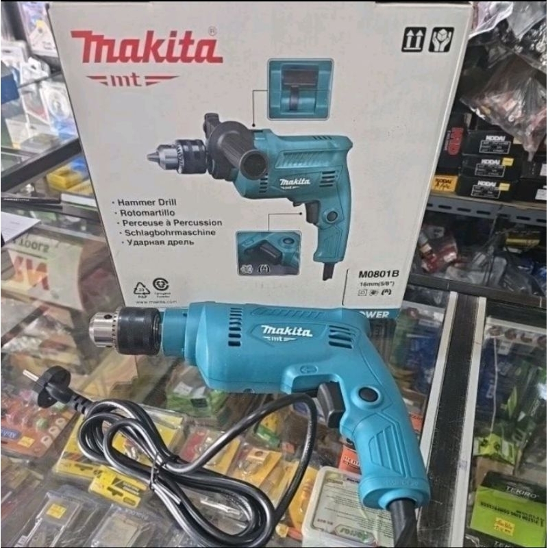 Bor Makita  m0801B 13mm / mesin bor tangan bor listrik 13mm makita