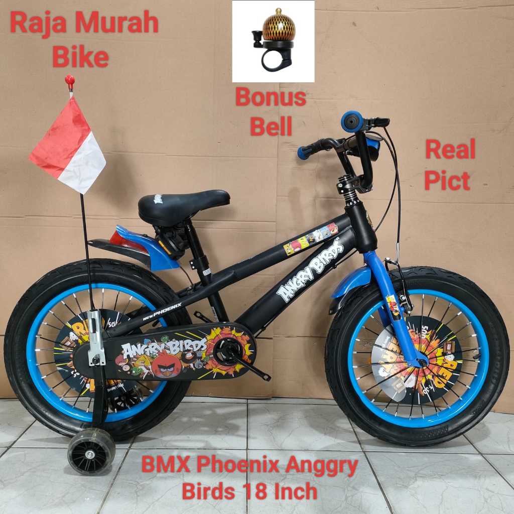 Sepeda Anak BMX 18 inch Phoenix Anggry Birds Sepeda Anak Laki Laki Phoenix Anggry Birds 18 Inch