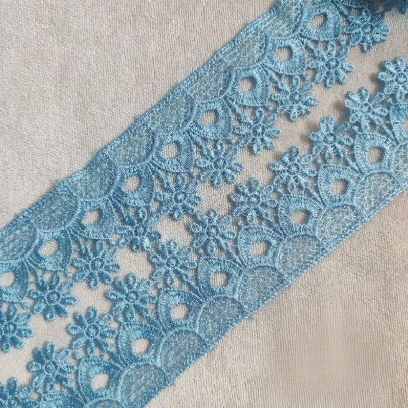 Renda Giper OBRAL MURAH Putih, Coksu, Putih Tulang, Brokenn White, Hitam, Biru Muda, Maron, Cream, (