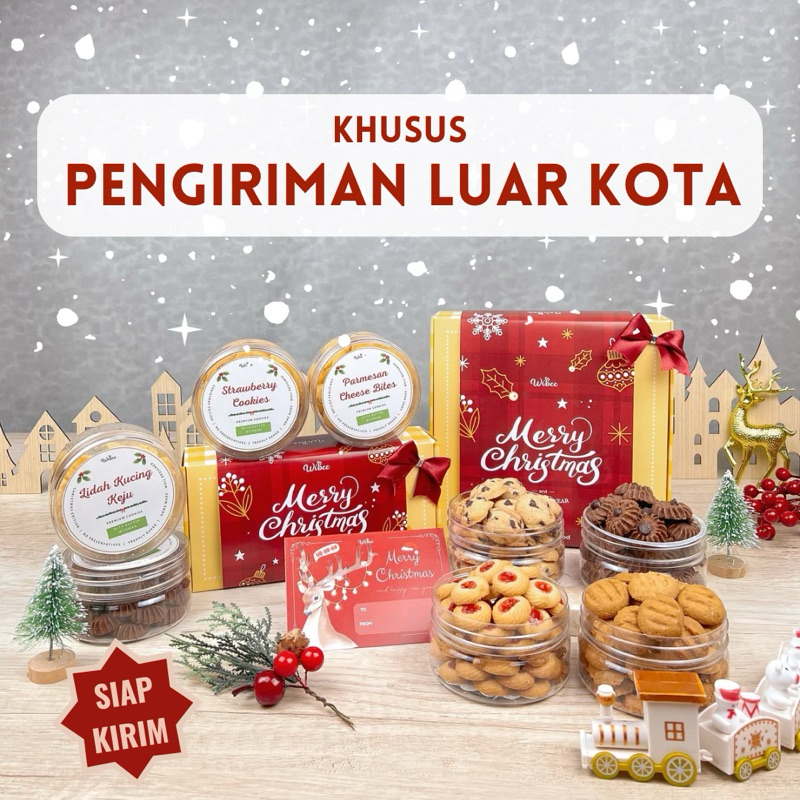 

[LUAR KOTA] - SANTA Package - Christmas Hampers Kue Kering & Cookies - Parsel Natal - Hampers Wibee