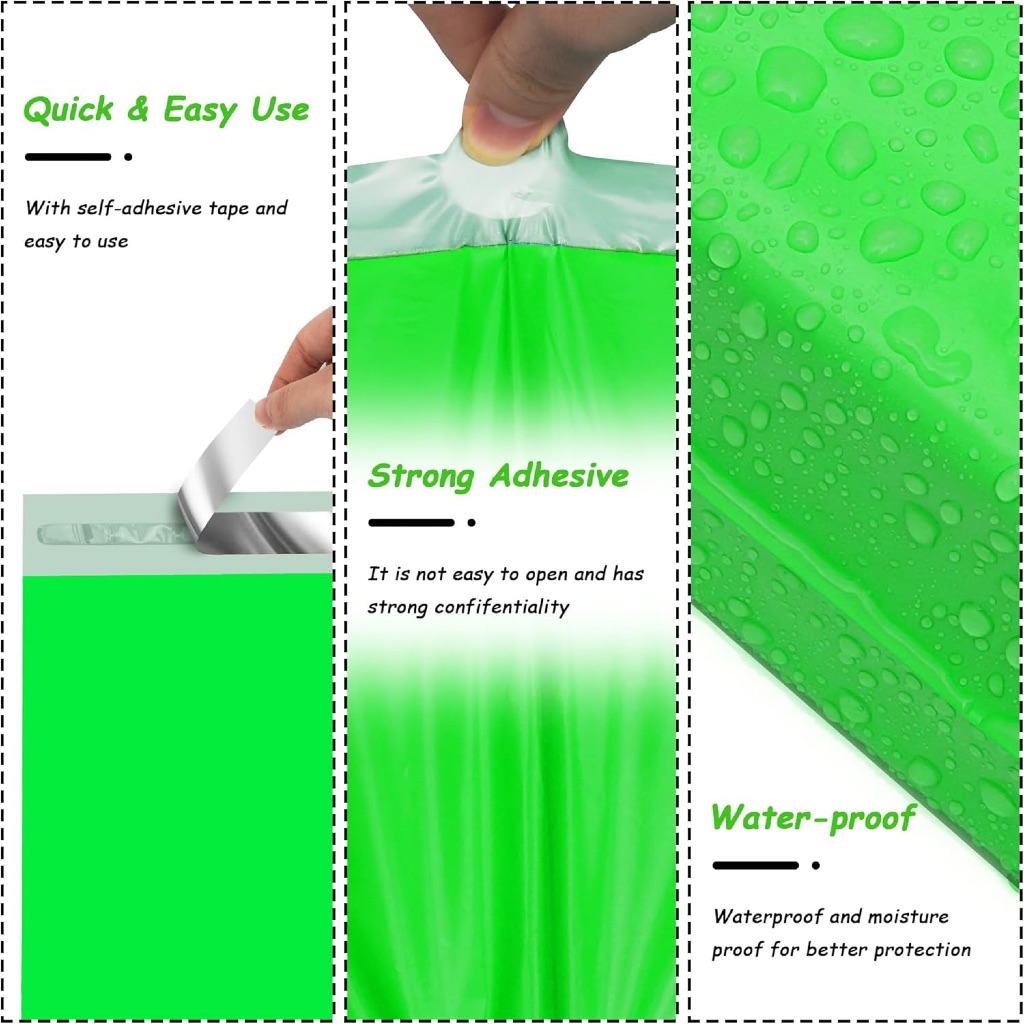 

PLASTIK PACKING POLY MAILERS HIJAU 30X40 ISI 10 LEMBAR