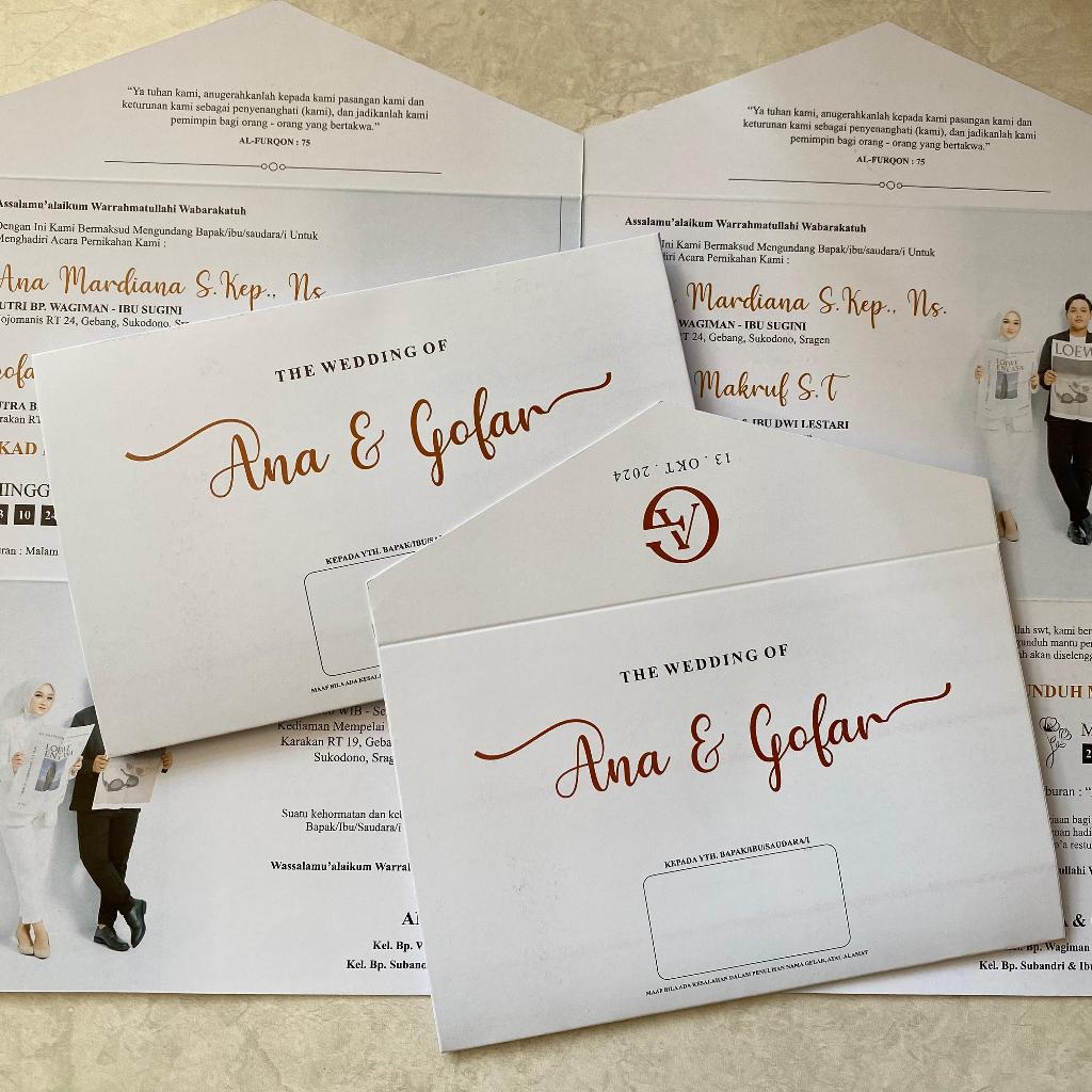 

Undangan Pernikahan Undangan Nikah Undangan Tasyakuran Undangan Khitan Undangan Walimatul 'Ursy Serat Ulem