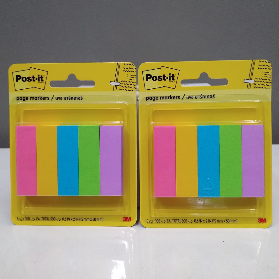 

fhPaling Popular 3M Post It 675ASST Page Marker 15mm x 5mm L37