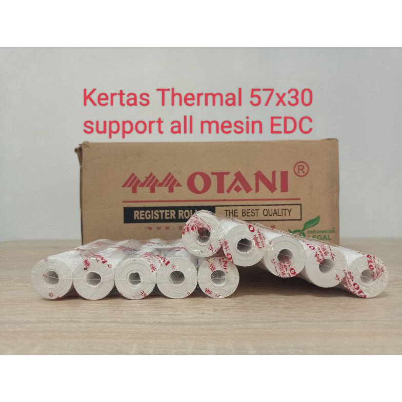 

rj Dijual Murah Kertas Thermal roll 57x31 Coreless merk Otani isi 1 Roll D37