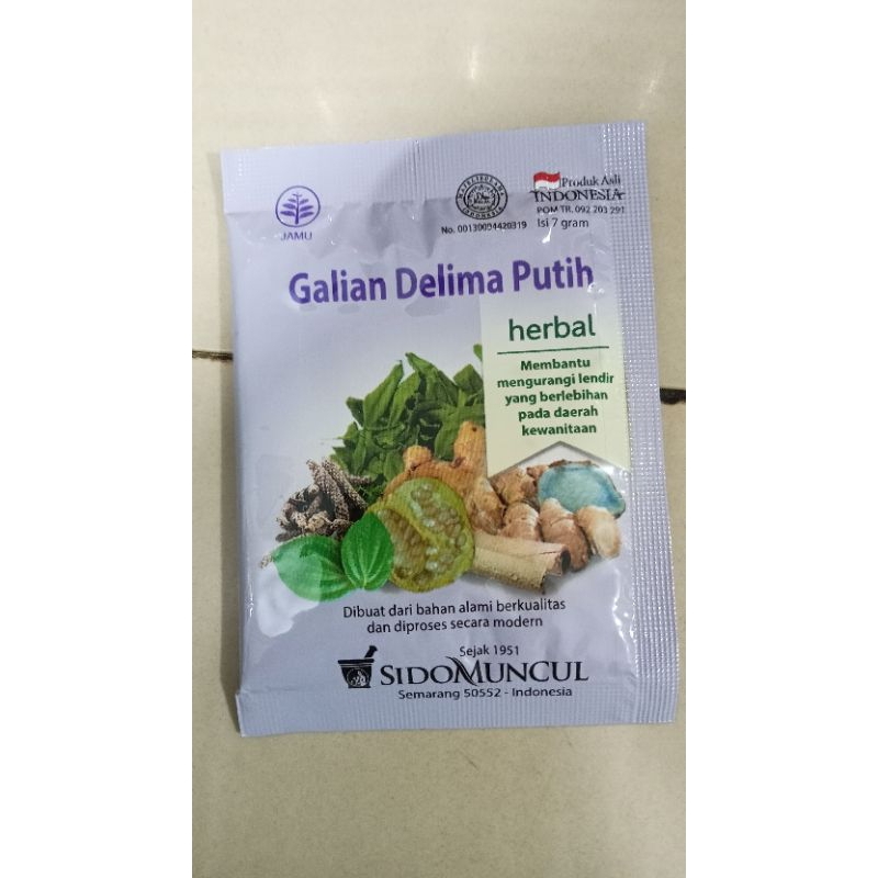 

Galian Delima Putih Sidomumcul 1pack isi 10bungkus