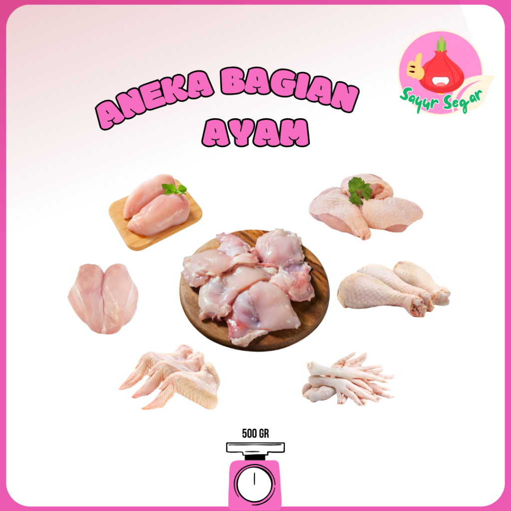 

Sayur Segar - Aneka Daging Ayam / Ceker Ayam / Kepala Ayam 500 gr