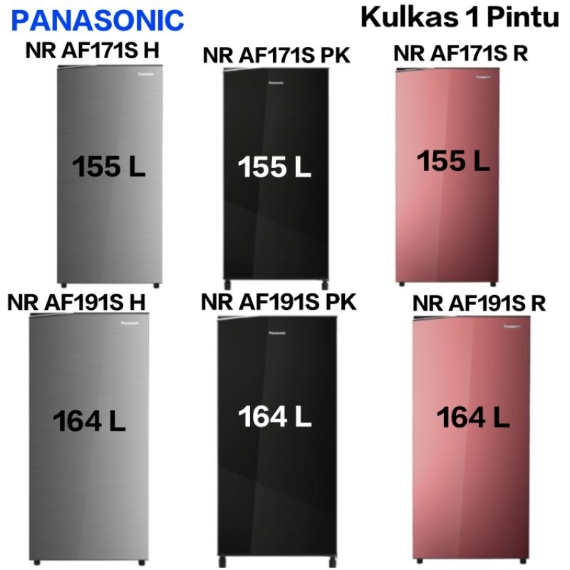 Kulkas Satu Pintu Panasonic NR AF171S Dan NR AF191S
