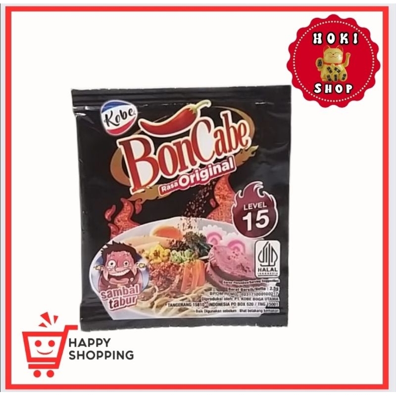 

Bon Cabe Original level.15 2.5gr / Cabe Bubuk Bon Cabe Sachet