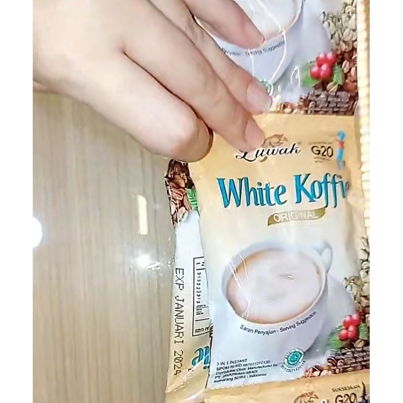 

luwak white koffie 20 gr | isi 10 sachet