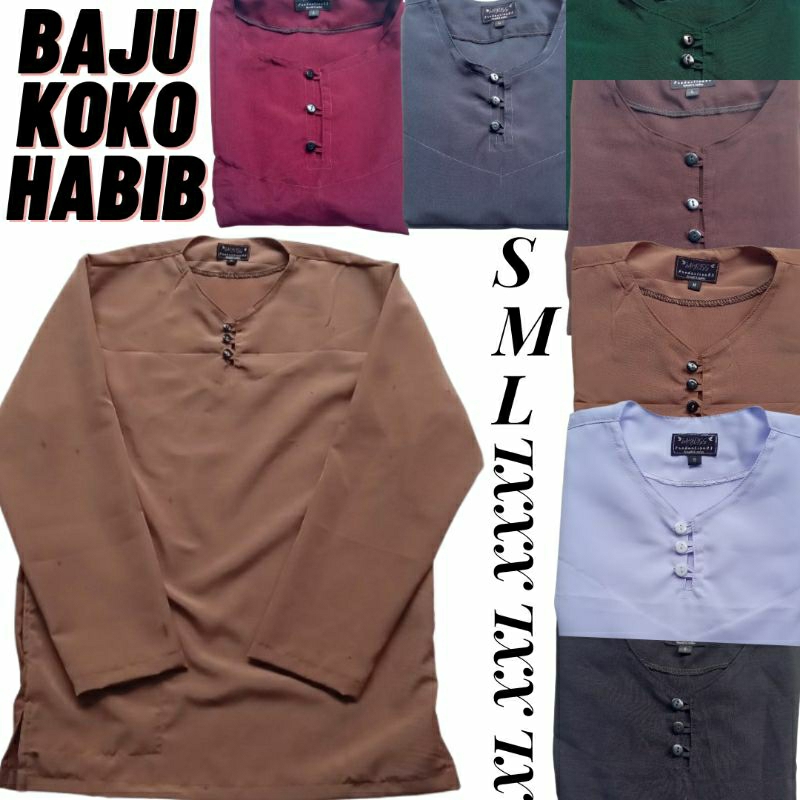 Baju Koko Habib Simpel