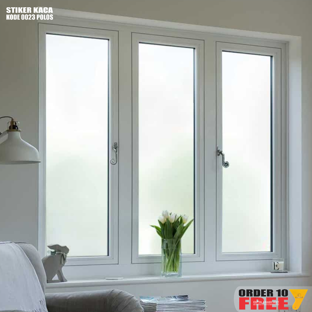 Stiker Kaca Sticker Jendela Dapur Kamar Mandi Tidak Tembus Pndang Lebar 45CM