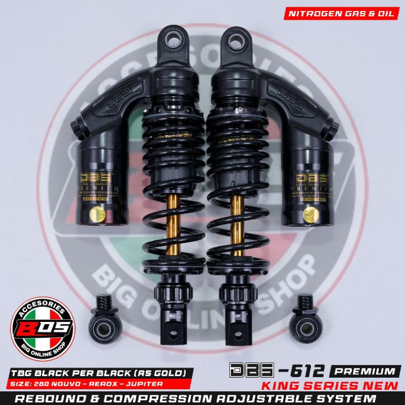 Shock DBS 612 PREMIUM KING SERIES NMAX OLD PCX 150 RX-KING SUPRA KARISMA JUPITER Z VEGA R FIZ-R SCOR