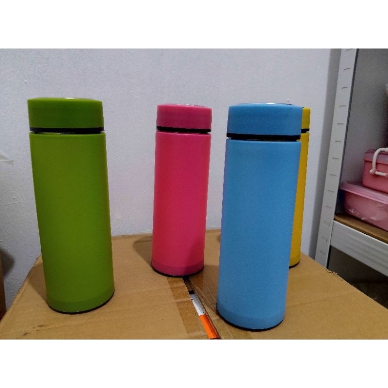 Tumbler botol kaca six oup + box kapasitas 500ml