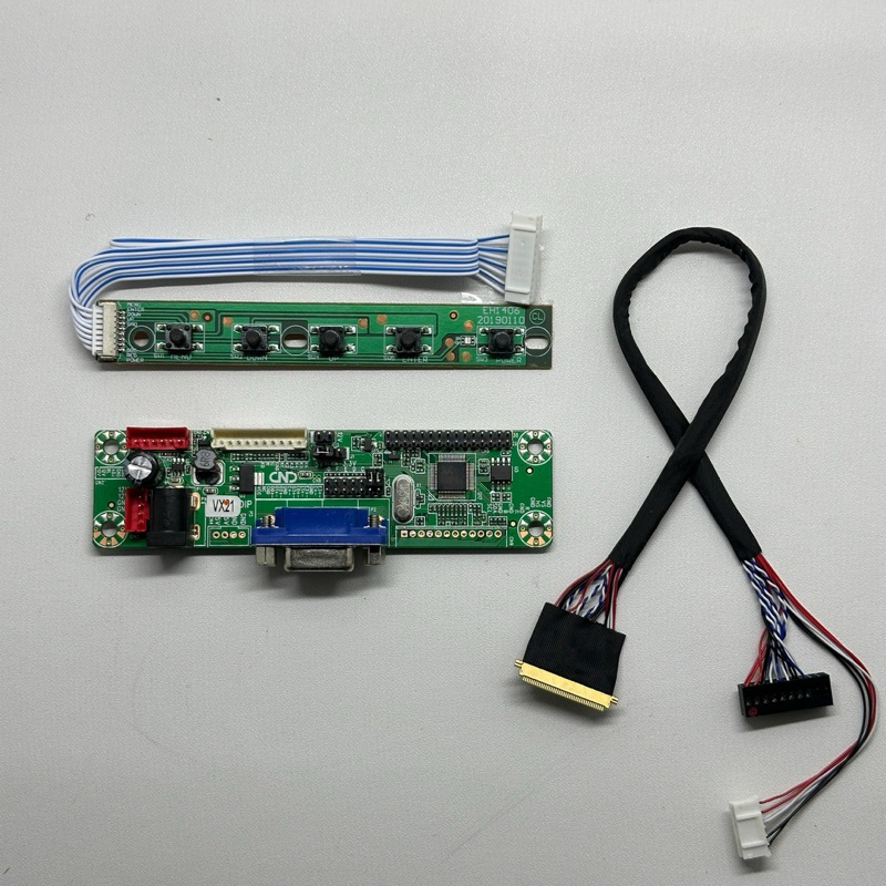 Universal Controller Board VGA Layar Laptop 40Pin LCD LED Monitor Adjust Resolusi FHD