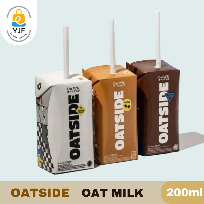 

Oatside Oatmilk Susu Oat Barista Blend / Choco Malt Milk / Coffee Oat / Susu Coklat Oat Sedotan - 200ml