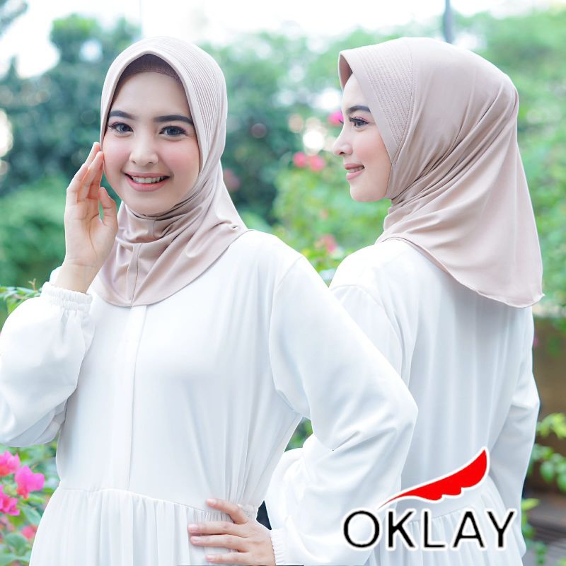 Hijab sport Jersy Pet Lebar