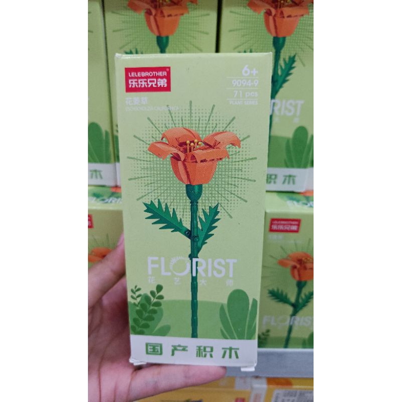 Lego Bunga Tulip Orange Kode 9094-9