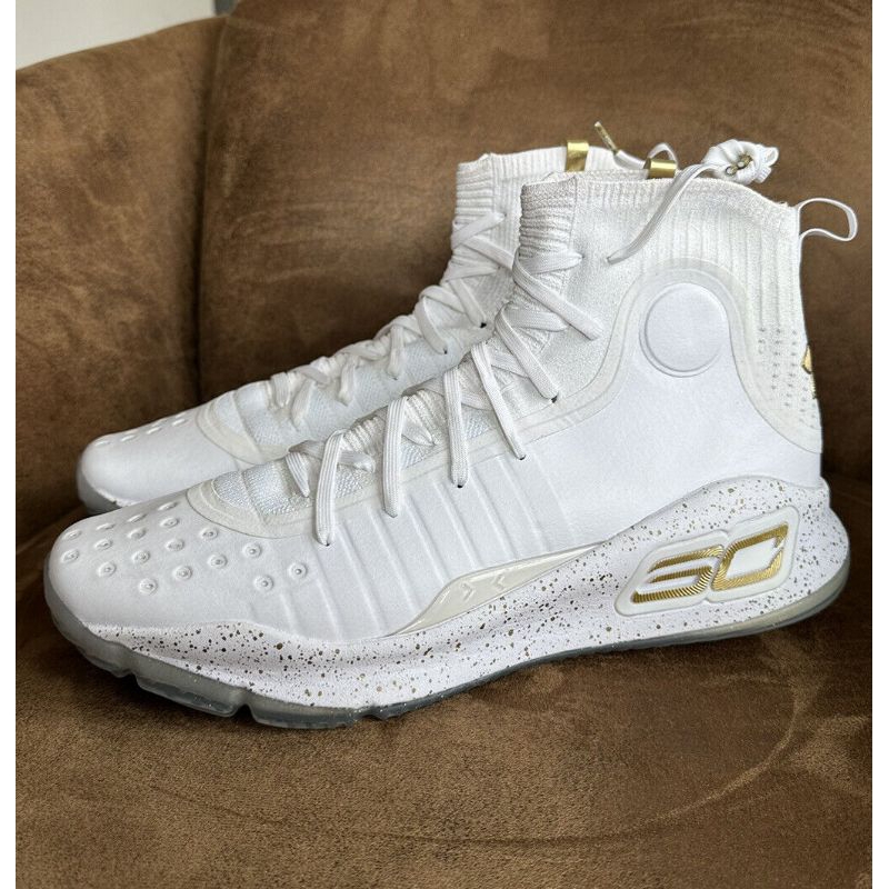 Under Armour Curry 4 Retro White Gold