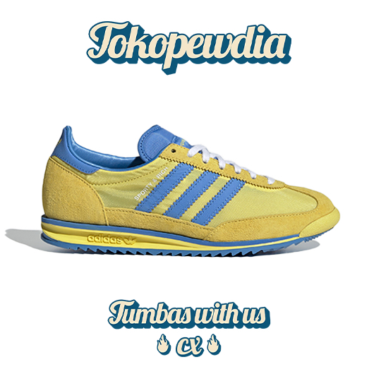 Adidas SL 72 OG Sporty & Rich Light Yellow Blue (JH6702)