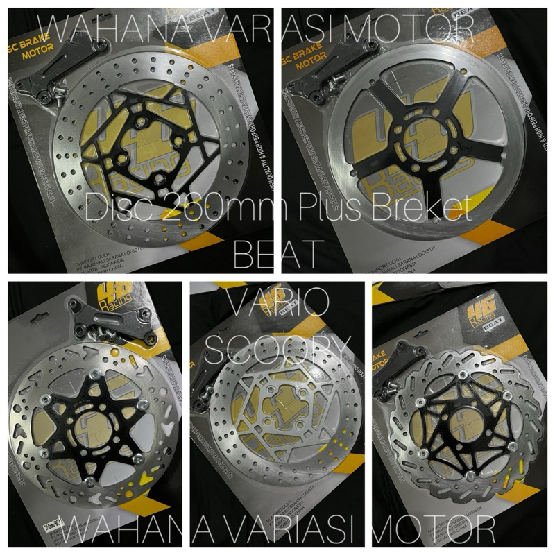 Disc Piringan Cakram 260mm Variasi Beat Vario 125 150 160cbs Scoopy Genio