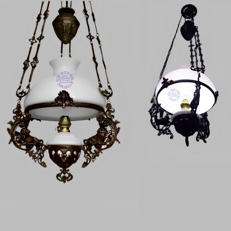 LAMPU ANTIK GANTUNG / LAMPU ANTIK JAWA D.35