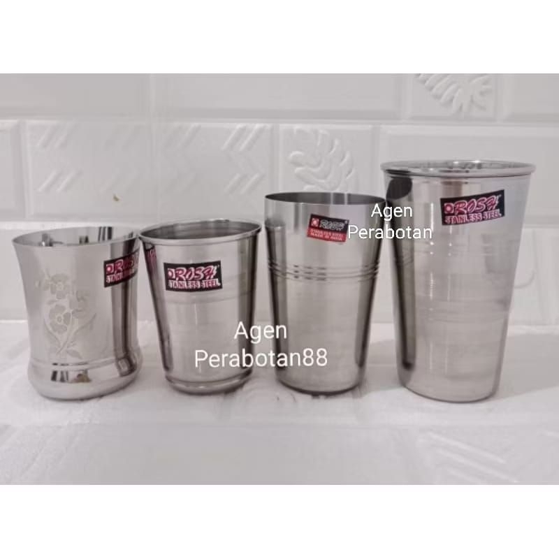 Mug / Cangkir ROSH  / Gelas  Tango Stainless Tebal