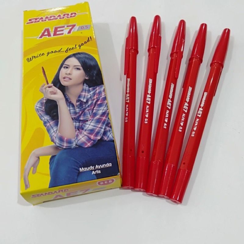 

BOLPOIN STANDAR AE7 0,5 MERAH