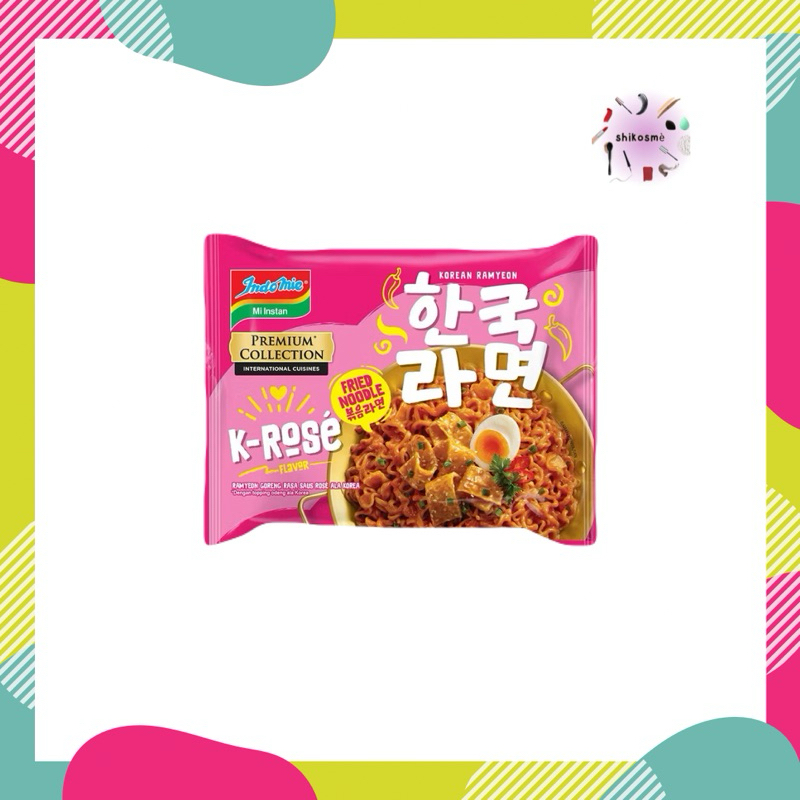 

Indomie K-Rose Mie Goreng Instant Premium Korea Pink