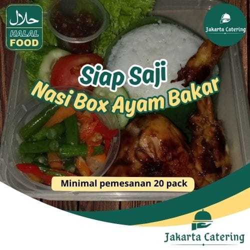 

Paket Nasi Box Catering Lengkap Ayam Bakar Halal/Enak/Nikmat Makanan Siap Saji Untuk Acara