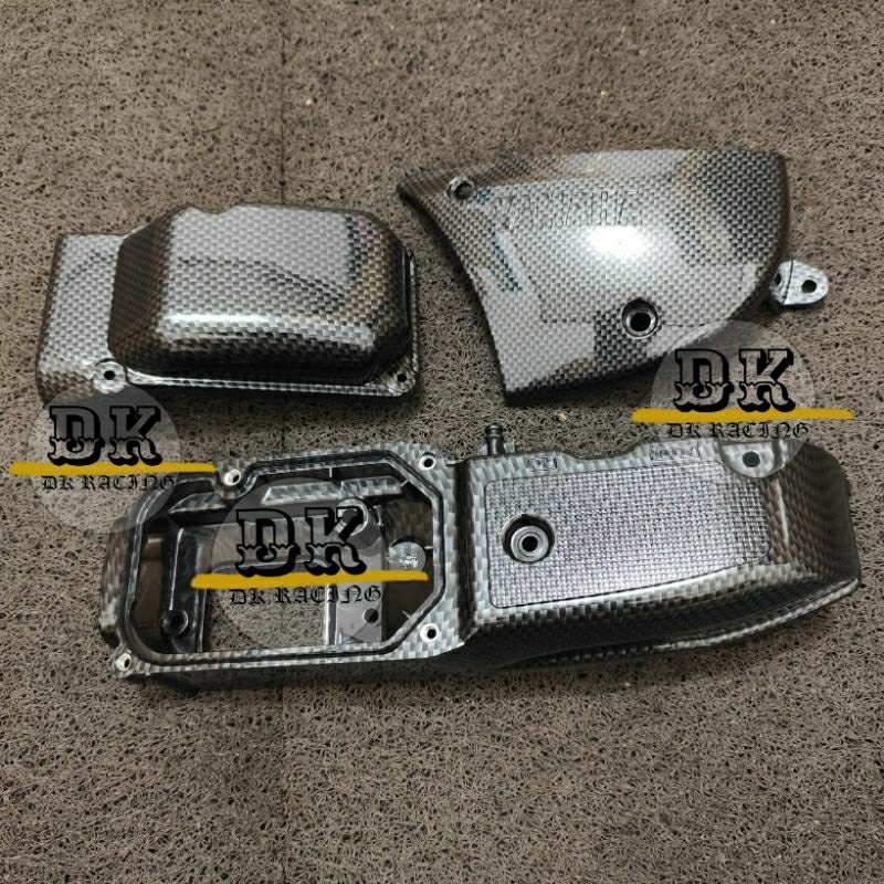 COVER TUTUP CVT CARBON YAMAHA MIO SPORTY 5TL DAN MIO SMILE COVER CVT MIO SPORTY 5TL DAN MIO SMILE CA