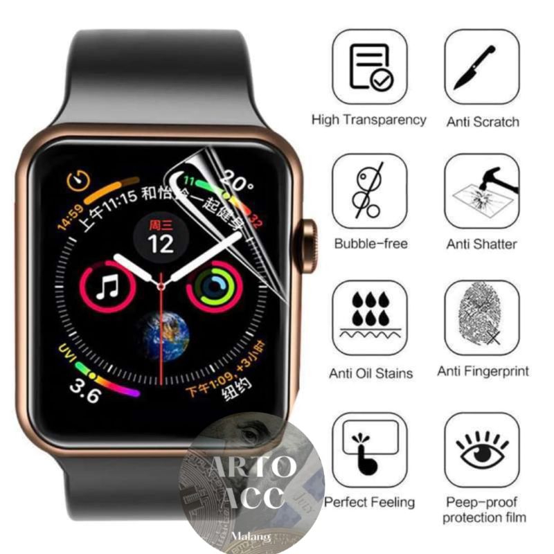 HYDROGEL JAM TANGAN SMARTWATCH VIVO WATCH 3, WATXH 2 (ISI 6 PCS)