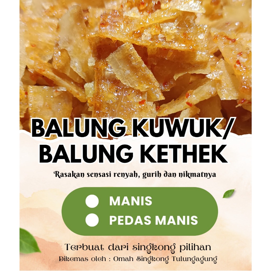 

BALUNG KUWUK/BALUNG KETHEK SINGKONG 250grm