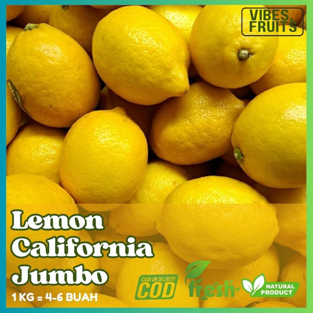 

Premium Lemon California Jumbo Lokal Fresh Kuning