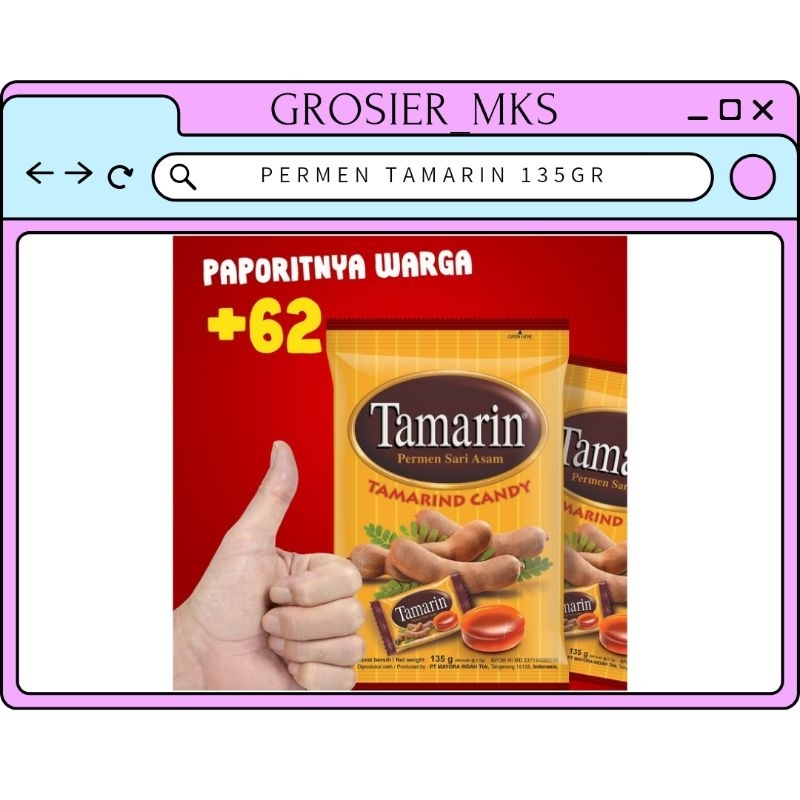 

permen tamarin 135gr (ready makassar)