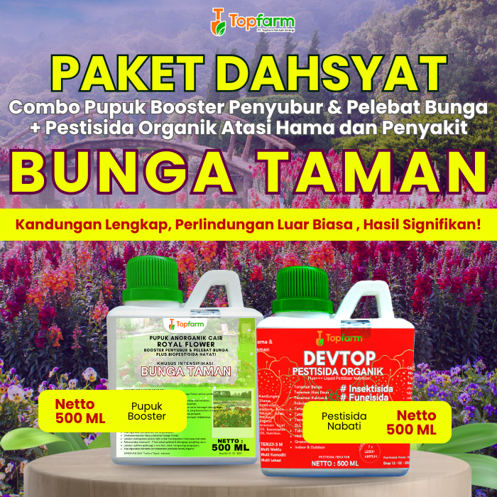 Pupuk Topfarm / Pestisida Topfarm / Pupuk Untuk Tanaman Bunga /Pupuk Tanaman Bunga Hias / Pupuk Bung