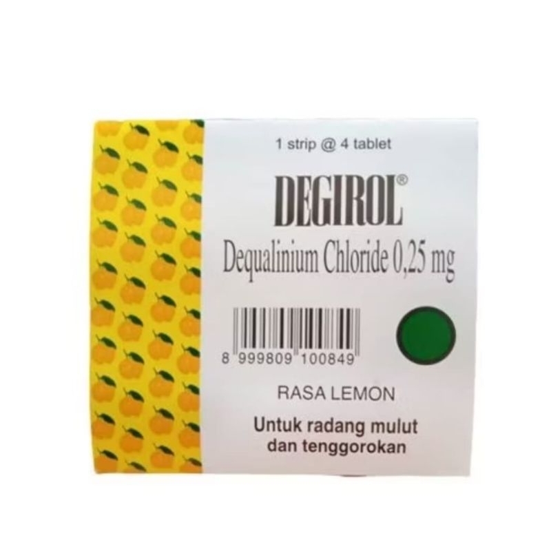 DEGIROL tablet hisap untuk sakit radang tenggorokan