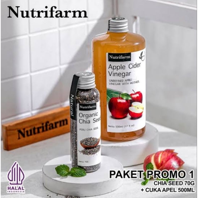 

paket promo Cuka Apple & chia seed