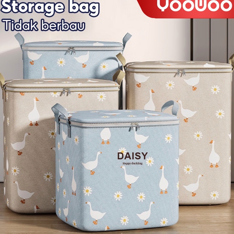 Pasti Tertarik Storage bag jumbo  Tas sprei bed  tas tempat selimut  quilt bag organizer  tas baju j